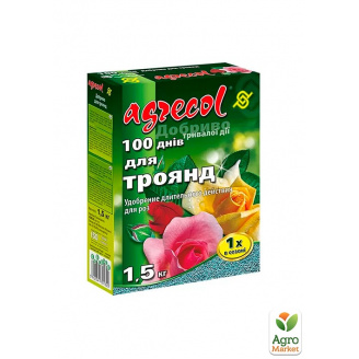 Удобрение длительного действия для роз (100дней) 13-12-16 ТМ Agrecol 1,5кг