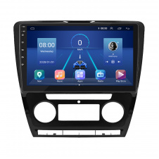 Штатная магнитола Lesko 10" Skoda Octavia II (A5) Рестайлинг 2008-2013 6/128Gb 4G Wi-Fi GPS Top (6102-45646)