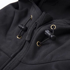 Тактическая куртка Soft Shell No Brand A001 M Черный (4255-12320) Золотоноша