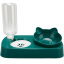 Миска для котов с поилкой Taotaopets 119906 280х150 мм 0.5 л Forest Green (6946-28331) Черновцы