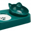 Миска для котов с поилкой Taotaopets 119906 280х150 мм 0.5 л Forest Green (6946-28331) Черновцы