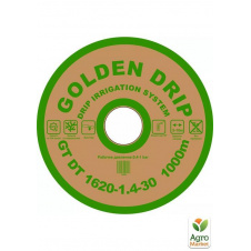 Крапельна стрічка з плоским емітером, крок30 ТМ GOLDEN DRIP 1000м