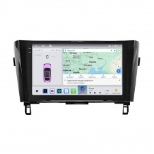 Штатная магнитола Lesko Nissan X-Trail III 2013-2019 10.36" 4/64 QLED CarPlay 4G Wi-Fi GPS 360 Prime (9494-79602)
