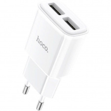 Сетевое зарядное устройство Hoco C88A 2-USB White