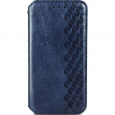 Чехол-книжка GETMAN Cubic Cover Case для Xiaomi Redmi Note 11/11S Blue