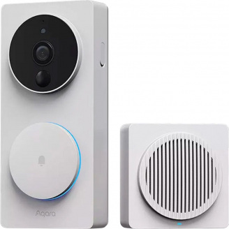 Дверний дзвінок Aqara Smart Video Doorbell G4 White (ZNKSML01LM)