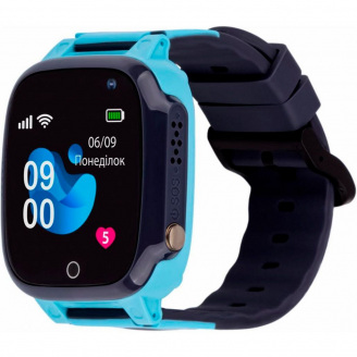 Дитячий смарт-годинник AmiGo GO008 MILKY GPS Wi-Fi Blue