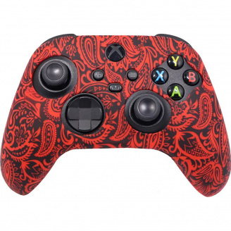Чохол на геймпад Dobe Silicone Case для Xbox Series X/S Controller Red Ornament
