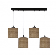 Люстра Candellux Legno 70x100 см Черный (34-18366)