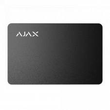 Защищенная бесконтактная карта Ajax Pass black (комплект 10 шт.) для клавиатуры KeyPad Plus