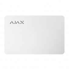 Защищенная бесконтактная карта Ajax Pass white (комплект 10 шт.) для клавиатуры KeyPad Plus