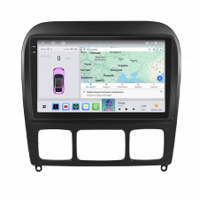 Магнитола Lesko Mercedes-Benz S-Класс IV (W220) 1998-2005 9.5" 4/64 QLED CarPlay 4G Wi-Fi GPS 360 Prime (8515-79492)