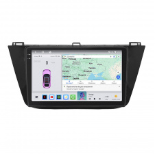 Штатная магнитола Lesko Volkswagen Tiguan II 2016-2020 10.36" 4/64 QLED CarPlay 4G Wi-Fi GPS 360 Prime (9653-78669)