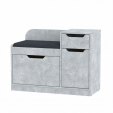 Тумба для обуви Компанит ТО 12 90х38х66 см Бетон