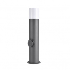 Уличный светильник Polux Далас 8x11x44 см Серый (Pol315991)