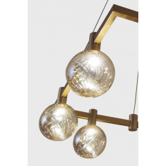Люстра Laguna Lighting 493 65x100 см Желтый (49313-08) Вараш