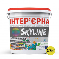 Краска акриловая интерьерная SkyLine 4200 г Белый Киев