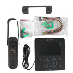 Комплект видеодомофона и видеопанель BCOM BD-480 Black Kit Луцьк