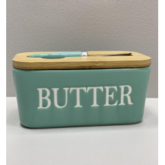 Масленка керамическая с ножом Butter A-PLUS 0480 21354 Одесса