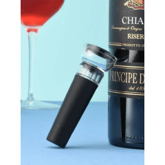 Набор многоразовых пробок для вина Cork 4 шт Черный (H051392-4) Запорожье