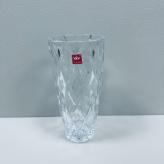 Ваза стеклянная Yujing GlassWare 2755 Diamond 22.5 см (23469) Новониколаевка