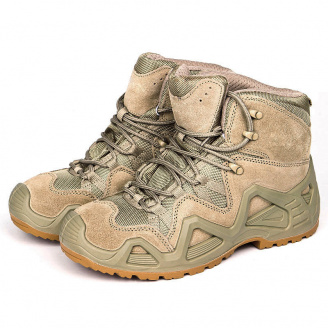 Ботинки тактические Han-Wild HW07 р.41 Sand Khaki влагостойкие с защитой носка от ударов