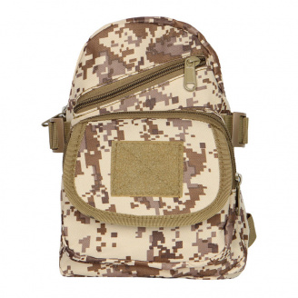 Рюкзак тактический на одно плечо Aokali Outdoor A31 28х20 см Sand Pixel (6804-55585)