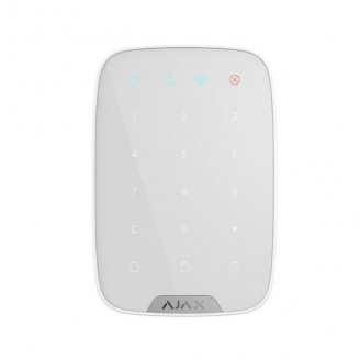 Беспроводная сенсорная клавиатура Ajax Keypad white EU