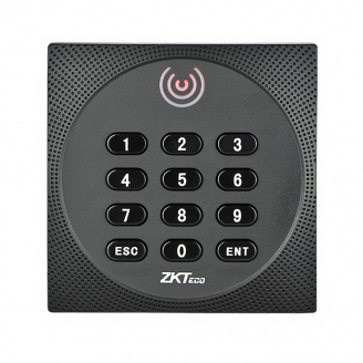 Считыватель Mifare+EM с клавиатурой ZKTeco KR614-OSDP (293689)