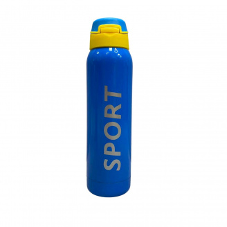 Термос-поилка c трубочкой Stenson MT-3455 500 мл Sport Blue
