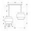 Люстра Candellux Twin 55x100 см Черный (32-17888) Киев