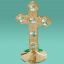 Мини статуэтка Silver cross со стразами 7х10 см AL219046 Crystocraft Софиевская Борщаговка