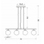 Люстра Candellux Raisa 70x95 см Хром (34-01399) Днепр