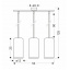 Люстра Candellux Aragona 54x125 см Черный (33-19721) Вышгород