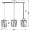 Люстра Candellux Cox 54x125 см Черный (33-59369) Тячев