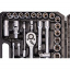 Набор ключей и насадок торцевых MASTERTOOL CrV 1/4" и 1/2" 94 шт 78-5094 Запоріжжя