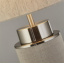 Настольная лампа Searchlight Flask 22x72 см Никель-бежевый (SeEU59041SN) Калуш