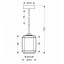 Люстра Candellux Jonera 15x110 см Черный (31-08428) Токмак