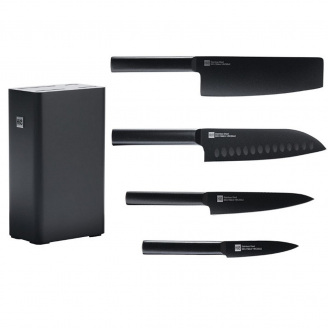 Набір ножів Xiaomi HuoHou Set of Knives with Stand 5 in 1 (HU0076)