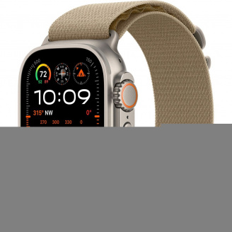 Смарт-годинник Apple Watch Ultra 2 49mm Natural Titanium Case with Tan Alpine Loop Large (MX4H3)