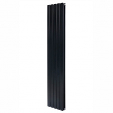 Трубчастий вертикальний радіатор Arttidesign Livorno II 5x1600x340 чорний матовий