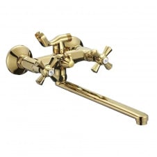 Смеситель для ванны Mixxus Premium Retro Gold-140 золото (MI5849)