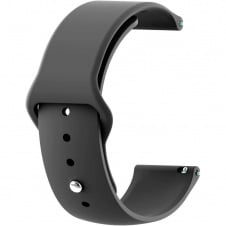 Універсальний ремінець DK Silicone Band для Samsung Watch 22мм Темно-сірий