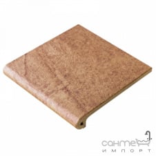 Клінкерна плитка, ступінь 33x33 Gres de Aragon Jasper Peldano Ref. 24-33 Marron (бежева)