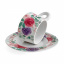 Сувенирный подарочный кофейный набор Lesko Spring Flowers 2 предмета (14040-94264) Хмельник