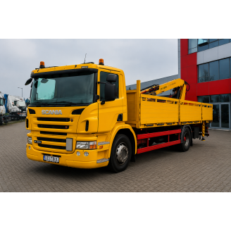 Грузовой автомобиль Scania 320DB с краном-манипулятором Palfinger PK 12001L A, 4×2, 2009 г.