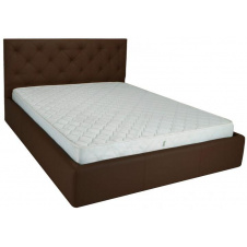Ліжко-подіум двоспальне Richman BristolNew Design Comfort 140x190 см Коричневий (rich_bad_1007)