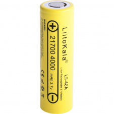 Акумулятор LiitoKala 21700 4000mAh Li-ion 1шт (Lii-40A)