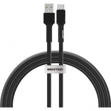 Кабель Senteo SL-03 Silica Gel USB-A to USB-C 1m Black