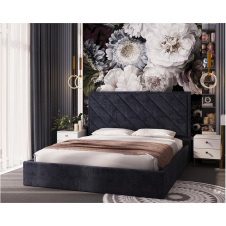 Кровать-подиум двуспальная Richman ChicagoNew Design Standart 160x200 см Серый (rich_bad_1392)